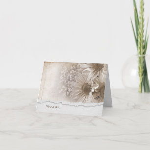 Invitation Le bouquet de mariage de marguerite avec le bord