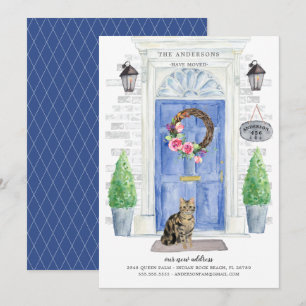 Invitation Le Brown américain de Shorthair Tabby se déplace e