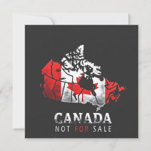 Invitation Le Canada n'est pas à vendre Drôle Trump Amérique