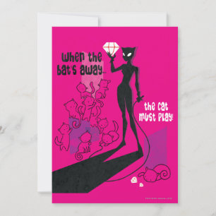 Invitation Le chat doit jouer