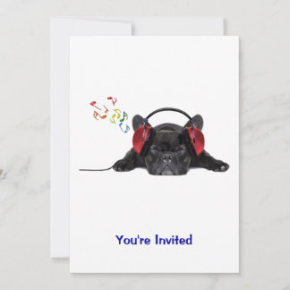 Invitation Le Chien-taureau noir de France s'installe dans se