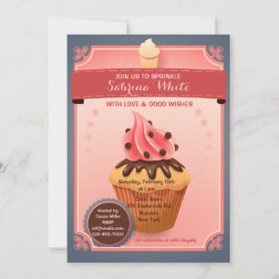 Invitation Le chocolat arrose le bébé arrosent l'invitation