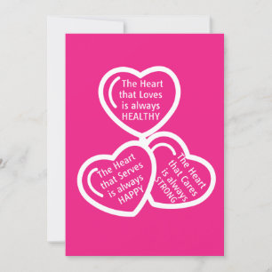 Invitation Le Coeur qui aime