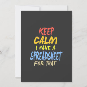 Invitation Le Comptable A Une Feuille De Calcul Pour Cela