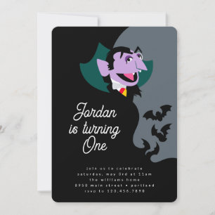 Invitation Le Comte von Count's Batty Birthday Bash