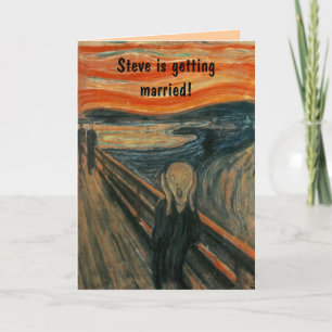 Invitation Le cri d'Edvard Munch