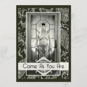 Invitation Le cru drôle viennent car vous êtes partie faite