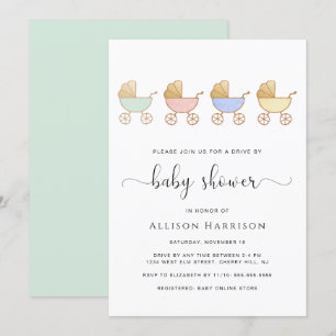 Invitation Le défilé de Retro Carriage