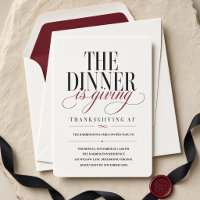 Le dîner donne une fête de Thanksgiving AF