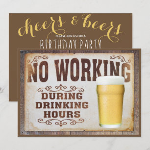 Invitation Le double anniversaire dégrossi de "aucuns" hommes