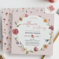 Le fleur sauvage Est Sur Le Chemin Du Baby shower 