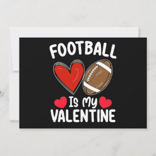 Invitation Le Football Est Mon Sport De Saint Valentin