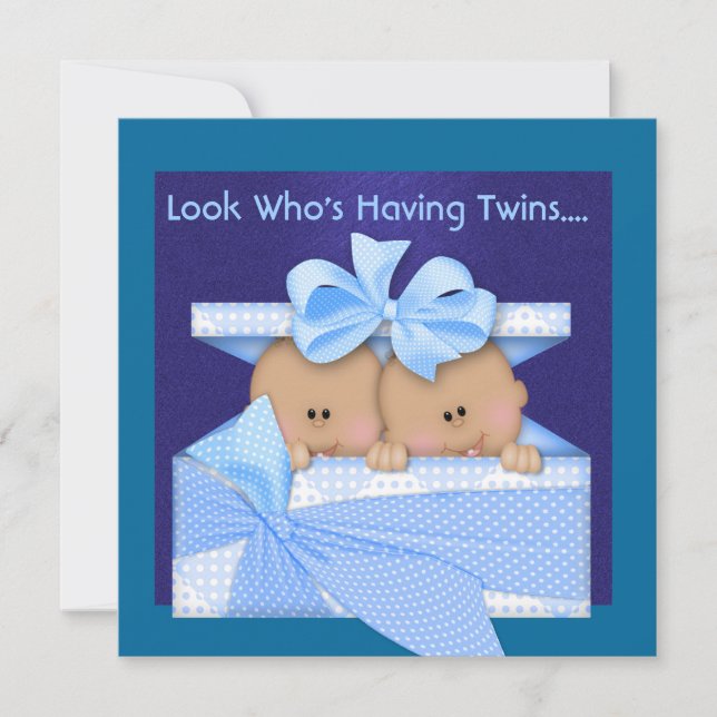 INVITATION LE GARÇON JUMELLE L'INVITATION D'AFRO-AMÉRICAIN DE (Devant)