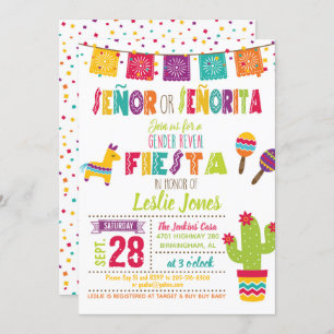 Invitation Le genre de fiesta indiquent l'invitation -