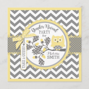 Invitation Le genre indiquent la partie de baby shower