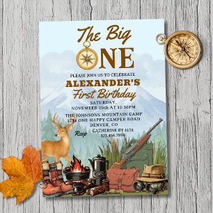 Invitation Le Grand Chasse Camping 1er Anniversaire