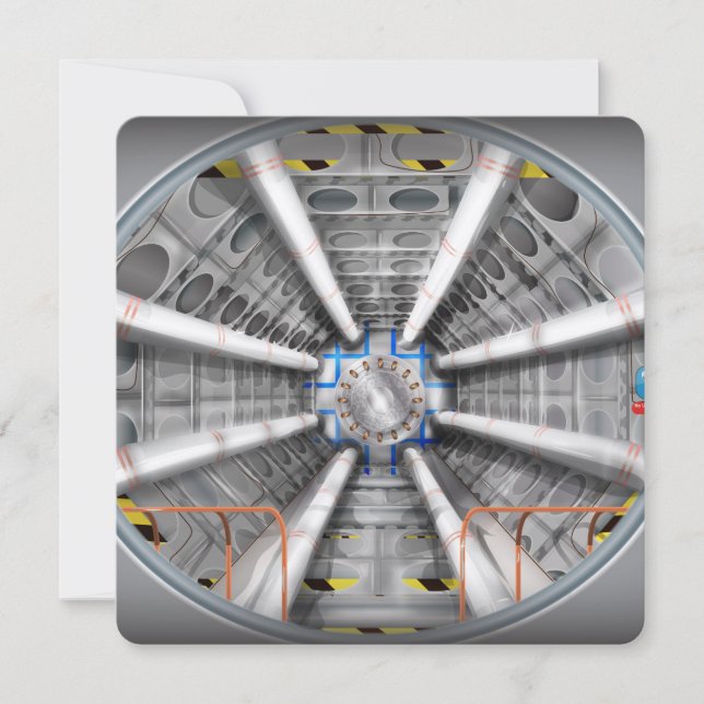 Invitation Le grand collisionneur de hadrons (Devant)