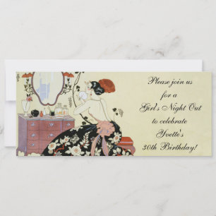 Invitation Le Grand Décolletage par George Barbier, Art Déco