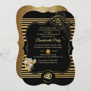 Invitation Le Grand Gatsby Bachelorette Party