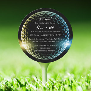 Invitation Le Grand Golf Cinq-Oh 50e anniversaire