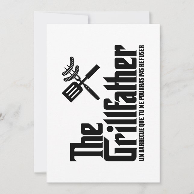 Invitation Le Grillfather (Devant)