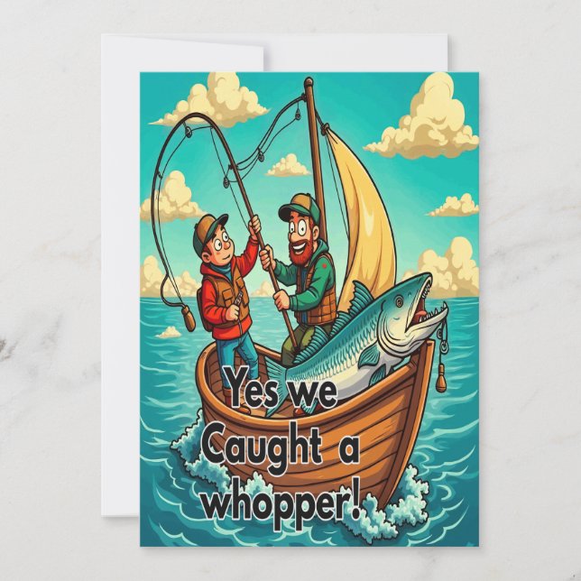 Invitation Le gros problème (Devant)