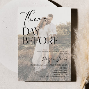 Invitation Le Jour Avant Le Déjeuner De La Répétition Mariage