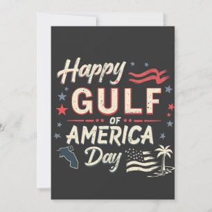 Invitation Le joyeux patriotique du Golfe de l'Amérique