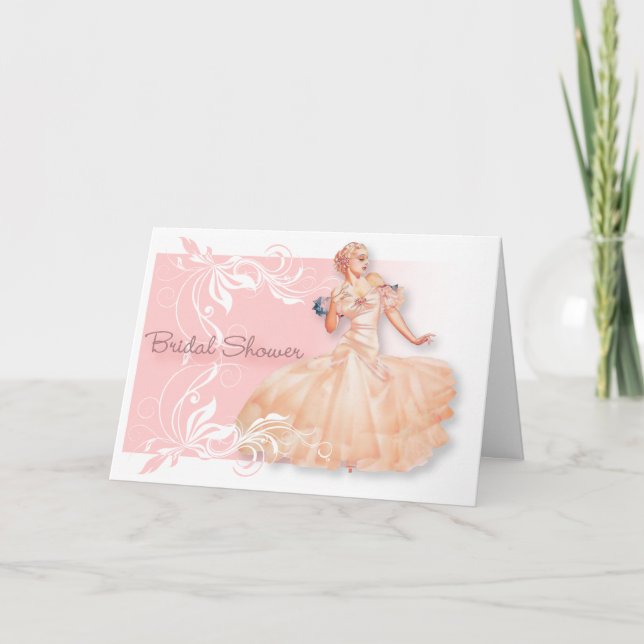 Invitation Le Kitsch Bitsch : Fête des mariées Vintage (Devant)