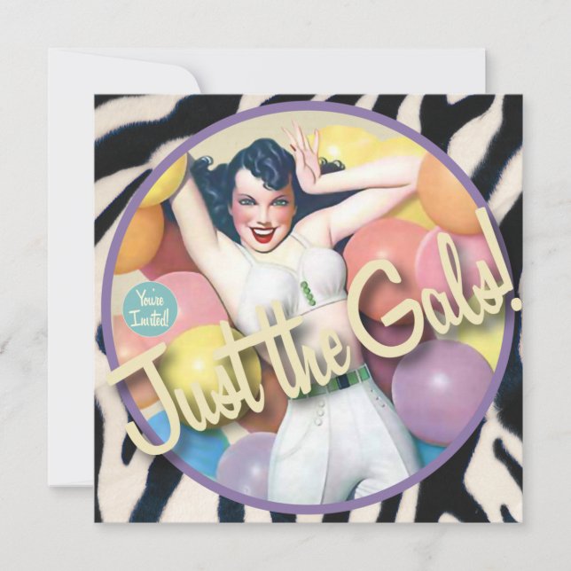 Invitation Le Kitsch Bitsch : Juste Les Gales ! (Devant)