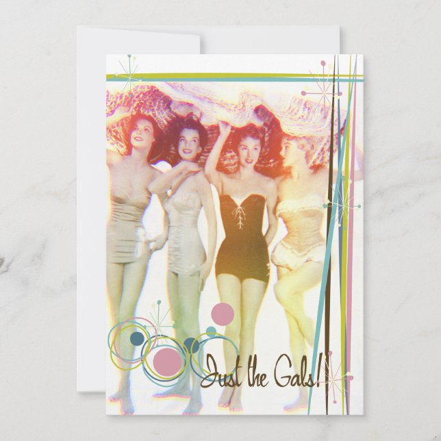 Invitation Le kitsch Bitsch : Juste les gallons ! (Devant)