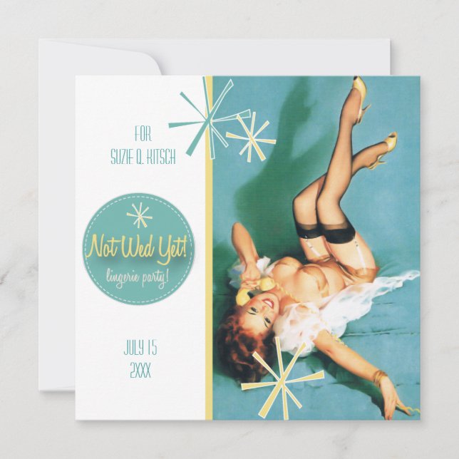 Invitation Le Kitsch Bitsch : Pas Encore Mal ! Parti de la fo (Devant)