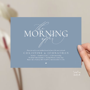 Invitation Le Lendemain, Brunch d'Après-Mariage Évasion