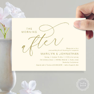 Invitation Le Lendemain, Remerciements pour le Brunch de Mari