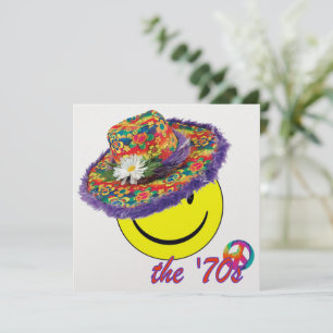 Invitation Le les années 70