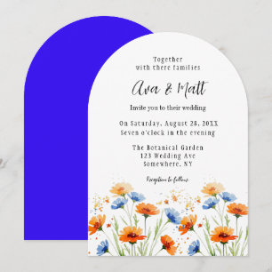Invitation Le Mariage Fleur sauvage Embrace d'été