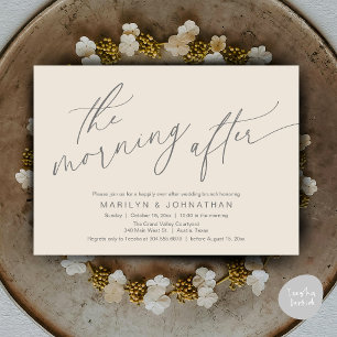 Invitation Le Matin Après, Heureusement Jamais Après Brunch