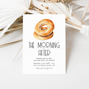 Invitation Le matin après l'invitation de Brunch Mariage