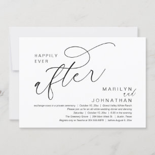 Invitation Le matin suivant, Post Mariage Brunch Merci