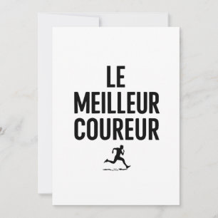 Invitation le meilleur coureur 