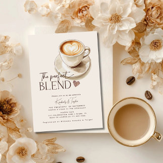 Invitation Le mélange parfait pour les couples Mariage Enterr