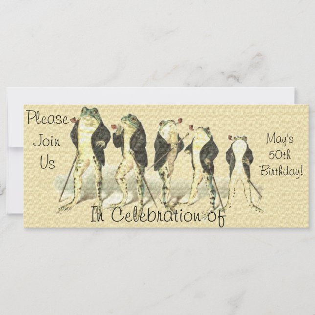 Invitation Le monsieur (Devant)