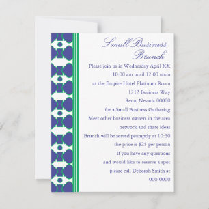 Invitation Le Motif de Shannon