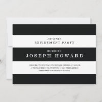 Le noir chic barre l'invitation de partie de