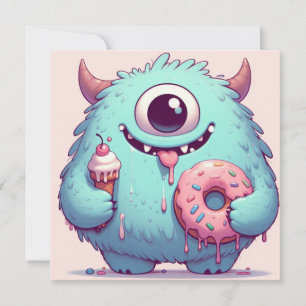 Invitation “Le p’tit monstre gourmand“