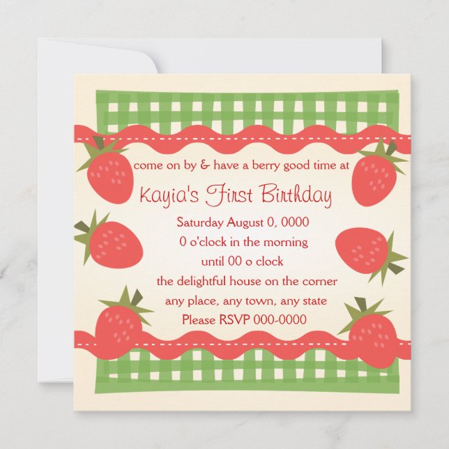 Invitation Le panier de Berry (Devant)