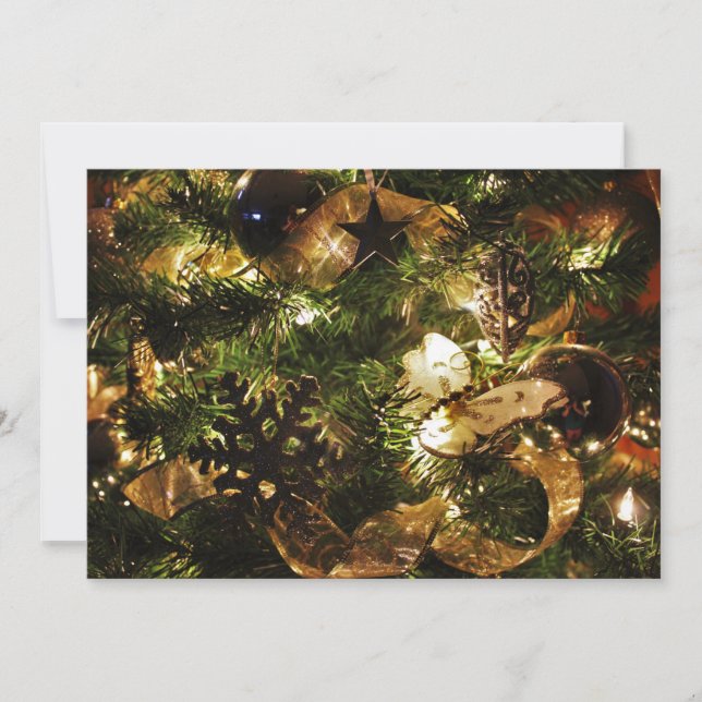 Invitation Le Papillon de Noël (Devant)