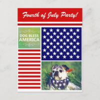 Le patriotique américain des chiens bénis