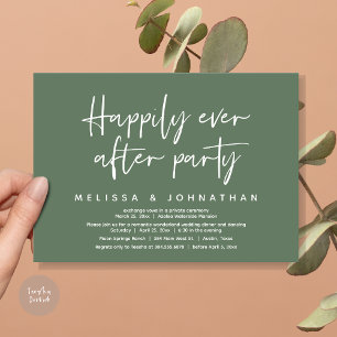 Invitation Le Pays des merveilles romantique Joyeusement Aprè
