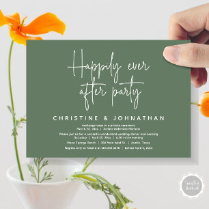 Invitation Le Pays des merveilles romantique Joyeusement Aprè